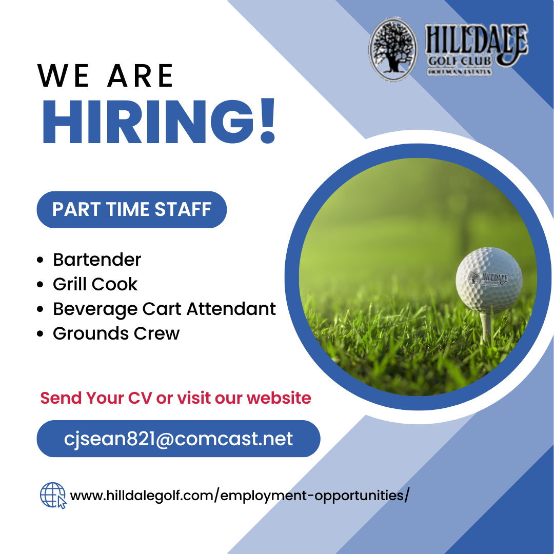 Employment Opportunities Hilldale Golf Club